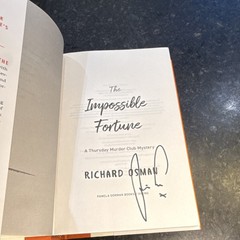 SIGNED First Edition/First Printing The Impossible Fortune Richard Osman