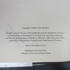 Escape From The Deep Alex Kershaw 2008 WWII Submarine History Da Capo Press HCDJ