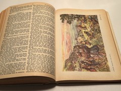 THE HOLY BIBLE KJV red letter 1965 Bonded leather vintage World pub. concordance