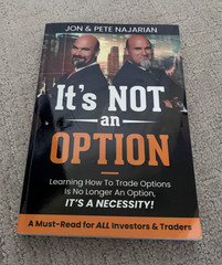 It’s Not an Option Book- Jon & Pete Najarian – Autographed