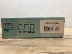 2013 The Common English Study Bible Hard Cover Luxury Edition With 21 Color Maps