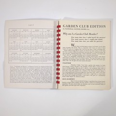 Flower Arrangement Calendar 1957 Floral Design Planner Box Helen Van Pelt Wilson