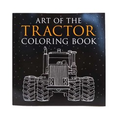 Art of the Tractor Coloring Book with 80 pages.