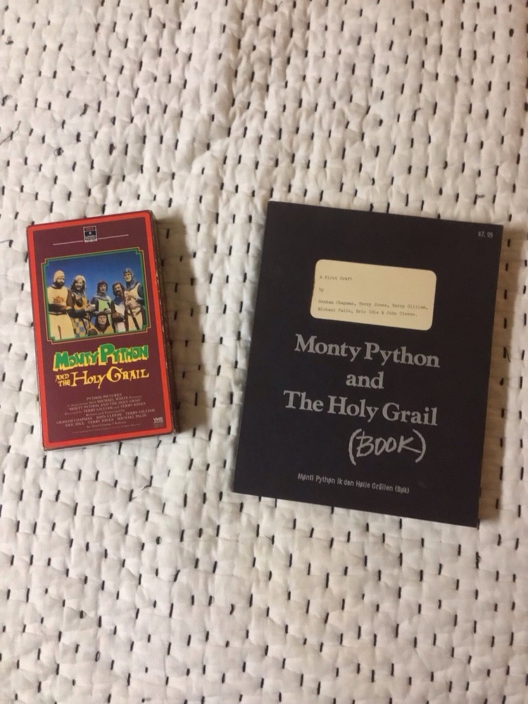 Monty Python and the Holy Grail First Draft Scriptbook +VHS