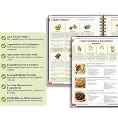The Natural Healing Handbook, Spiral-Bound Guide for Herbal Remedies and Natural