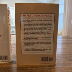 The Frugal Gourmet by Jeff Smith Cookbooks Lot Of 2 Hardcover With Dust Jacket