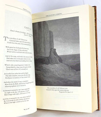 THE DIVINE COMEDY Dante Alighieri Gustave Dore Leather Bound Illustrated Gilded