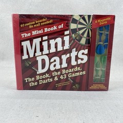 The Mini Book of Mini Darts: The Book, The Board, The Darts & 43 Games SEALED