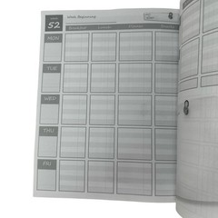 Wonder Woman 52-Week Daily Meal Planner Softcover Shopping List 110 Pages RARE