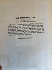 Vintage 1954 The Patchwork Kilt by Mabel Watts 39 pages Scotland STORY