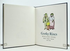 GORKY RISES William Steig 1980 First Edition Farrar Straus Giroux HBDJ EXC