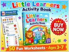 DIGITAL Make learning fun and exciting with the Little Learners Activity Book!