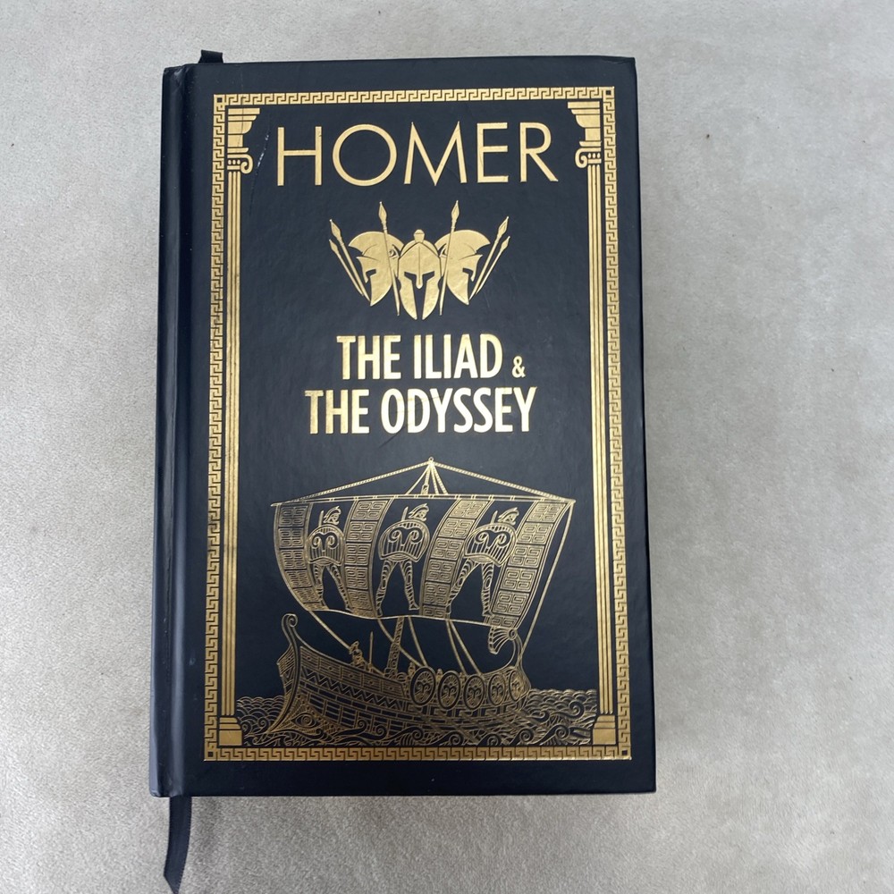 The Iliad & the Odyssey (Deluxe Hardbound Edition) by Homero