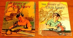 1942 The Story of Our Army & 1942 The Story of Our Navy H/C 56 Pages