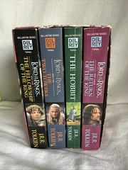 The Lord of the Rings Trilogy + The Hobbit Del Rey JRR Tolkien Movie New Line