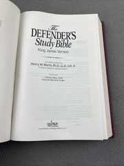 The Defender’s Study Bible King James Version – Hardcover Morris, Henry M.