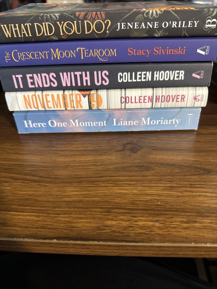 Colleen Hoover, Stacy Sivinski , Jeneane O’Riley , Liane Moriarty Lot Of 5 Books