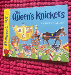 RED FOX MINI TREASURES, THE QUEEN’S KNICKERS. 15 BY 14CM, 14 BY 10.5CM. N. ALLAN