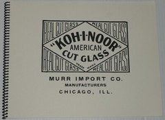 KOH-I-NOOR American brilliant cut glass Murr ImportCo Chicago catalog OP SM