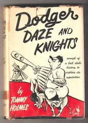 1953 Book “Dodger Daze and Knights” by Tommy Holmes Pre Owned