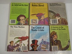 VTG Lot of 21 Illustrated Classic Edition Mini PB Books~Fantasy~People~Animals