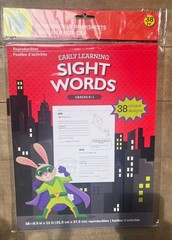 Early Learning Sight Words – Reproducible Educational Workbook – Grades K – 1