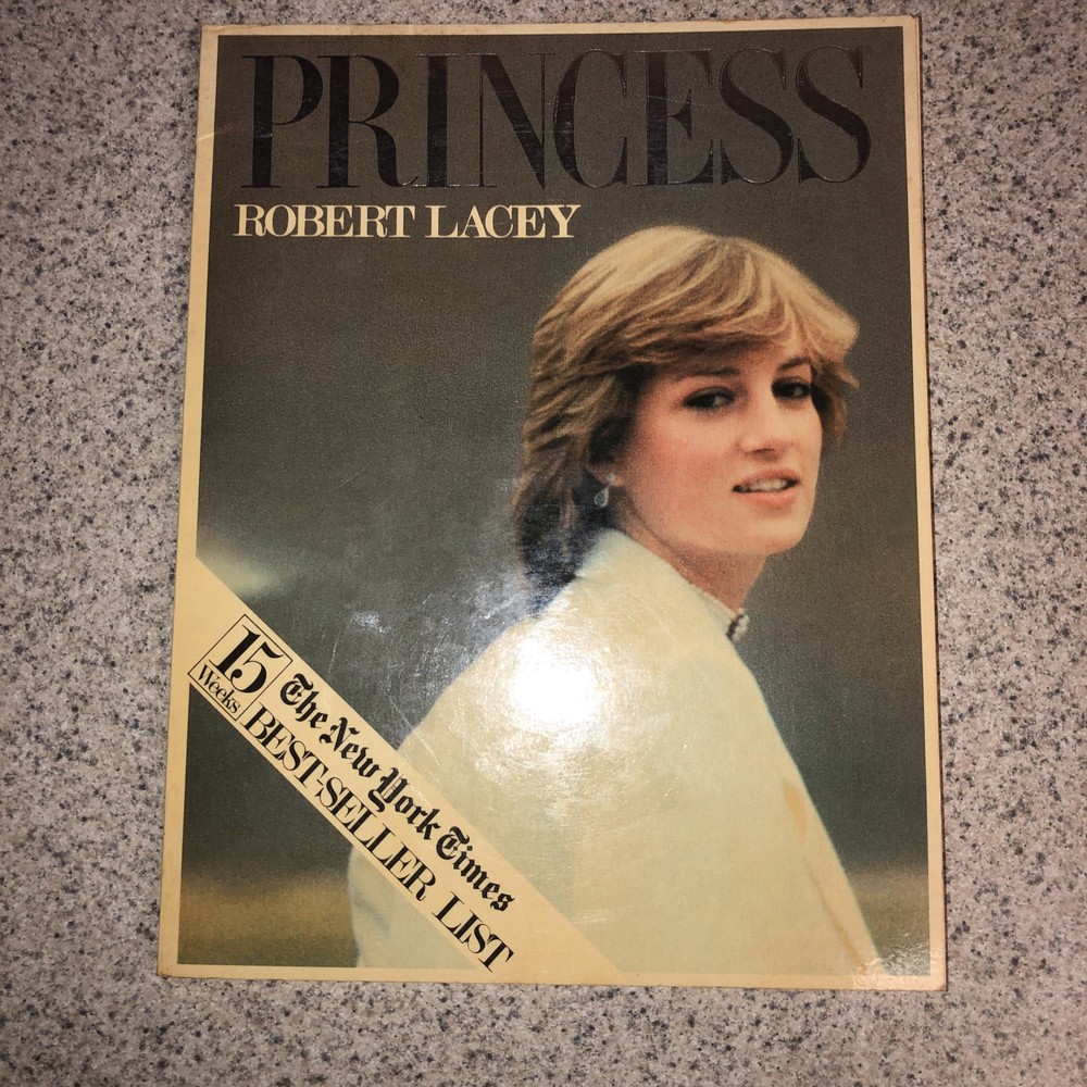 Princess by Robert Lacey Hardcover Book 1982 Diana Royalty Fashion Icon Style