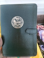 The Soldier’s Bible with Slide-Tab Closure – HCSB – Army Green Bonded Leather