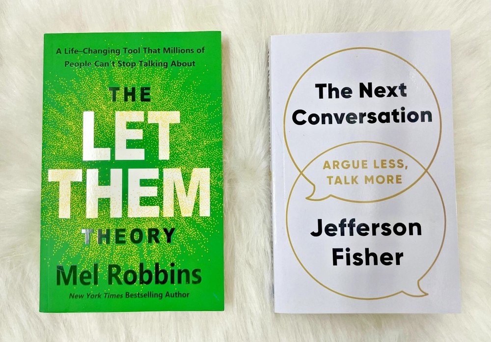 The Let Them Theory by Mel Robbins+The Next Conversation By Jefferson Fisher..