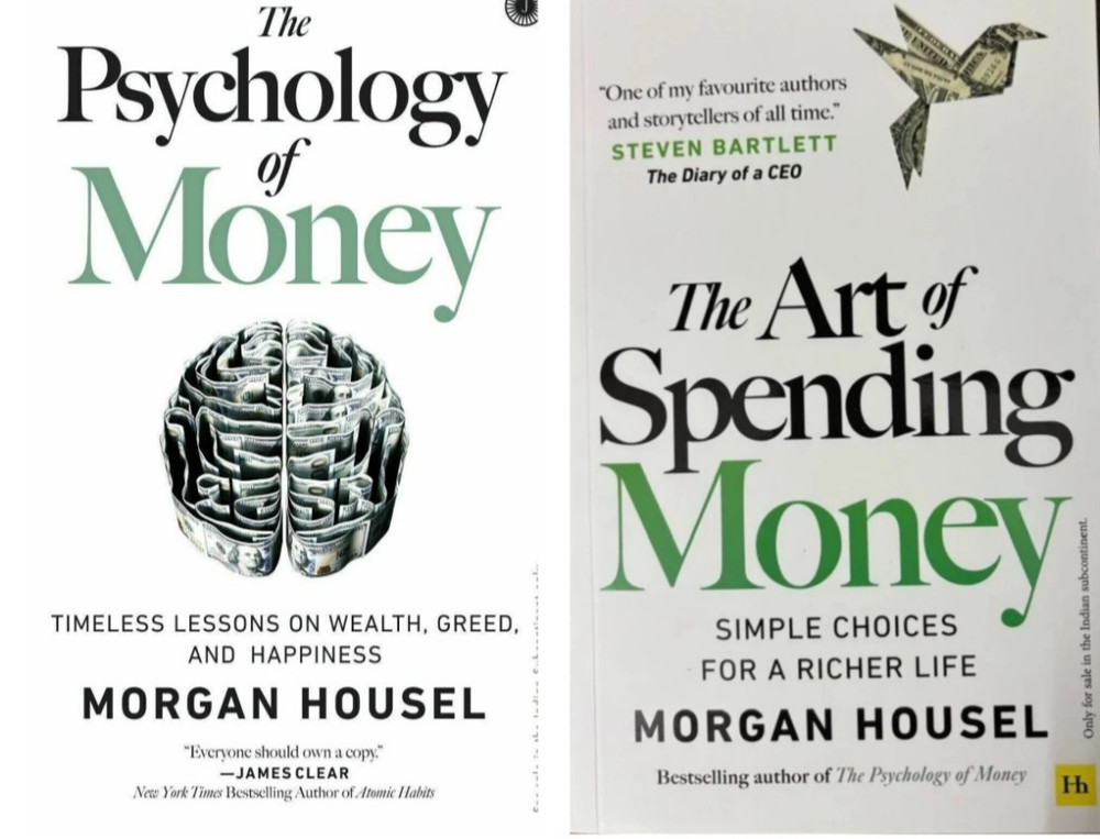 The Psychology of Money and The Art of Spending Money 2 Book Set Fast Shipping..