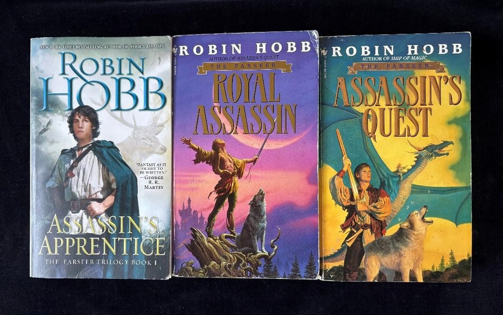 THE FARSEER TRILOGY Robin Hobb ASSASSIN’S QUEST Apprentice ROYAL complete 3pbs
