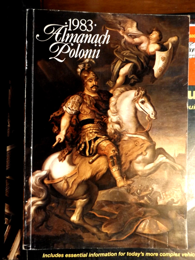 1983 Almanach Polonii Polish Almanac Book History & Travel guid 372 pages