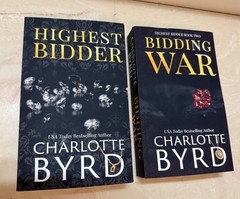 Highest Bidder Book 1 Bidding War Book 2 fake fiancé romance Charlotte Byrd