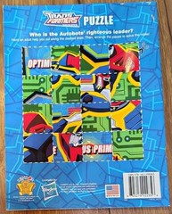Transformers Animated Coloring & Activity Book – 2009 – Stickers poster Chart