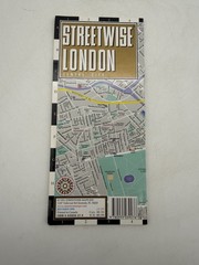 Streetwise London Centre City Laminated Sheet Map Folded 1999