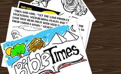 DIGITAL- 2026 BIBLE TIMES ACTIVITY COLOR BOOK vol 1 GENESIS 1*PRINT REQ’D* 11pgs