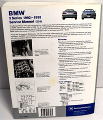 BMW 3 Series Service Manual 1992-1998 M3*318i*323i*325i*328i Bentley SB B398 *VG