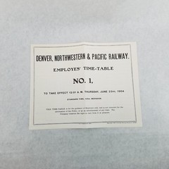 Rails That Climb: Narrative History of the Moffat Road w/ Foldout Map & Inserts