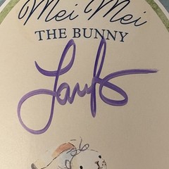 Laufey Signed Hard Copy Book Mei Mei The Bunny JSA Authentic Purple Ink Rare