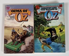 L. Frank Baum Oz Series Books 1-6 Del Rey Paperback Lot of 6