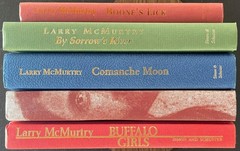 Lot of 5 LARRY MCMURTRY Westerns. All 1st Editions. HB w/DJ. Like New