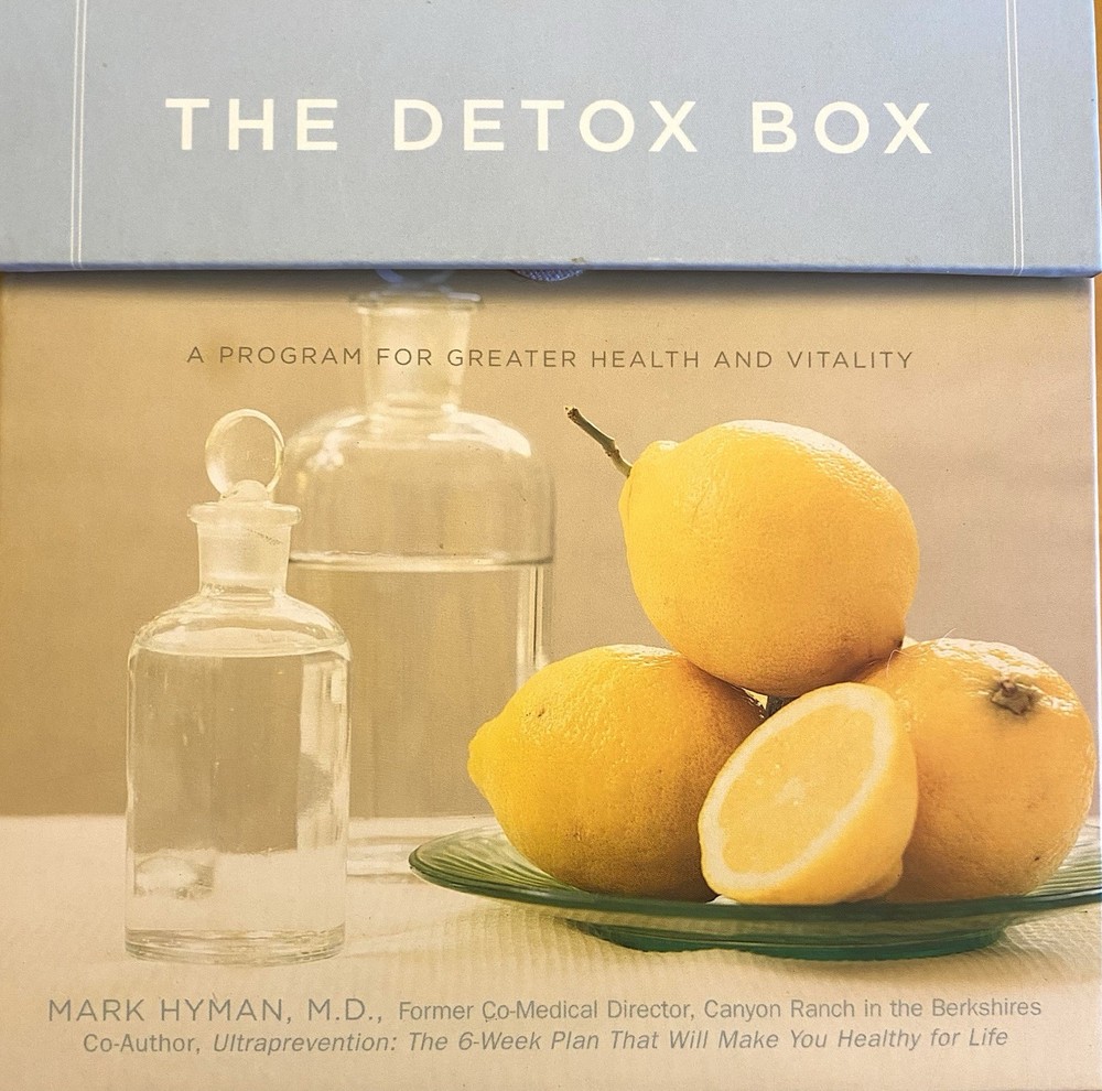 Detox Box by Mark Hyman (2004, Kit) A Program For Greater Health And Vitality