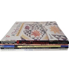 Lot of 6 Quilting Books Piecing Techniques Ruth B McDowell Cynthia England Set