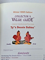 WINTER 1998 Edition COLLECTORS VALUE GUIDE TY’s BEANIE BABIES pre-owned PB book