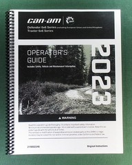 2023 Can-Am Defender 6X6 XT HD10 Owner’s Manual: 232 Pages & Protective Covers