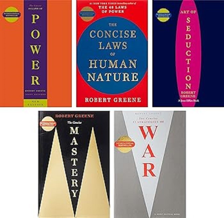 5 Books Set By Robert Greene Paperback J189