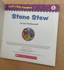 FIRST LITTLE READERS. LIZA CHARLESWORTH, STONE STEW 14 X 14 CM.