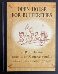 Open House for Butterflies Ruth Krauss Maurice Sendak 1960 1st Edition HC DJ EX