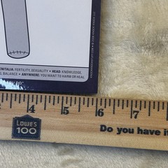 Knock Knock Paper Voodoo Note Pad 6 x 9 inches