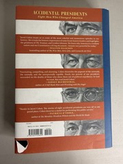 Accidental Presidents : Eight Men Who Changed America by Jared Cohen (2020,…